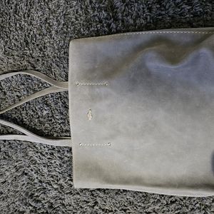 Root suede bag tote